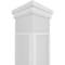 Ekena Millwork Craftsman Classic Square Non-Tapered Arts & Crafts Fretwork Column w/ Prairie Capital & Prairie Base CC1009ENACDPRPR - alternate 4